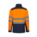 VL HESTIA LARGE. Two-tone soft shell jacket (280g/m²), with fleece lining and TPU membrane, in polyester (96%) and elastane (4%)