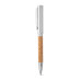 CORKO. Cork and metal ballpoint pen with twist mechanism