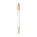 HARLAN. rPET ball pen pen with coloured button