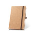 HAWKINS A5. A5 cork notebook with plain pages in FSC™ certified material and other controlled materials