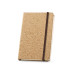 HAWKINS. Pocket cork notebook with plain pages, in FSC™ certified material and other controlled materials