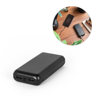 PowerBank prenosna baterija 20.000mAh iz recikliranega rABS LEAKEY 20 97198
