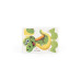 DINOSAURUS. 3D puzzle in paper and EVA in the shape of a dinosaur