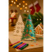 PINERY. Collapsible wooden Christmas tree to colour