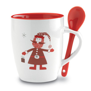 Mug with spoon 250ml CLAUS CX1304-99
