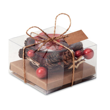 Christmas candle holder BOUGIE CX1446-05