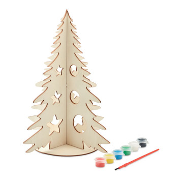 DIY wooden Christmas tree TREE AND PAINT CX1493-40