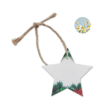 Seed paper Xmas ornament STARSEED CX1516-06