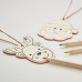 Drawing wooden ornaments set FUNCOOL CX1535-40