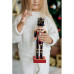 Nutcracker character in wood JOLLY CRUNCH CX1551-04