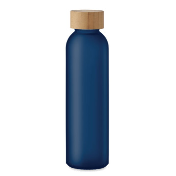 Steklenica ( mat steklo ) z lesenim pokrovom 500ml MO2105-23
