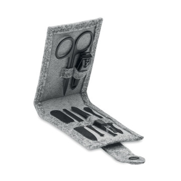 6-delni set za manikuro iz filca RPET MO2140-07