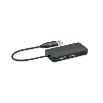 USB hub razdelilnik z 20 cm kablom MO2142-03
