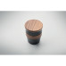 Kovinska skodelica z lesenim pokrovom 350ml WALNUT MO2322-03