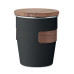 Kovinska skodelica z lesenim pokrovom 350ml WALNUT MO2322-03