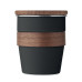 Kovinska skodelica z lesenim pokrovom 350ml WALNUT MO2322-03