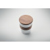 Kovinska skodelica z lesenim pokrovom 350ml WALNUT MO2322-06
