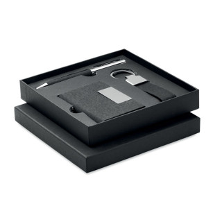 Darilni set kemični svinčnik, vizitkar in obesek SCRIBI 3 MO2334-03