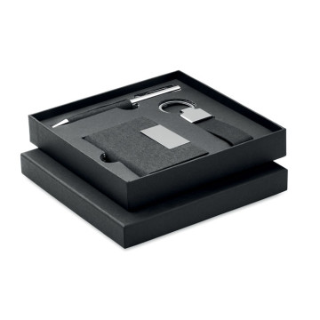 Darilni set kemični svinčnik, vizitkar in obesek SCRIBI 3 MO2334-03