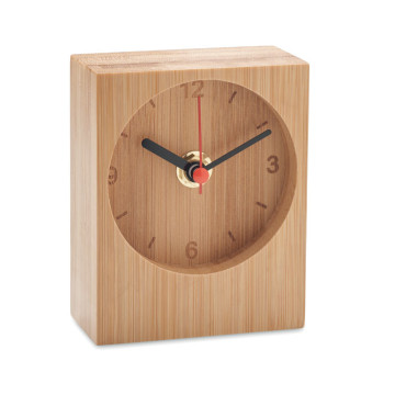 Bamboo table clock CLAMBU MO2353-40