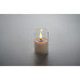 LED wax candle in glass holder XANDLE MO2365-06