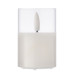 LED wax candle in glass holder XANDLE MO2365-06