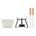 Komplet za fondue iz keramike 240ml KASE MO2385-06