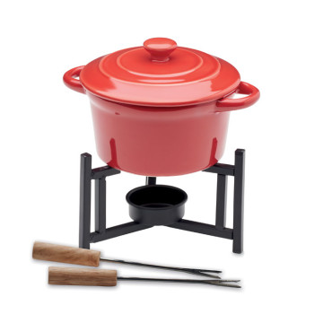 Komplet za fondue iz keramike 300ml BIG KASE MO2386-05
