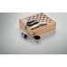 Set za vino v leseni škatli s šahom CHESSET MO2393-40
