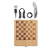 Set za vino v leseni škatli s šahom CHESSET MO2393-40