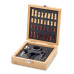 Set za vino v leseni škatli s šahom CHESSET MO2393-40