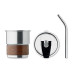 Kovinska skodelica s slamico 260ml MATE MO2423-16