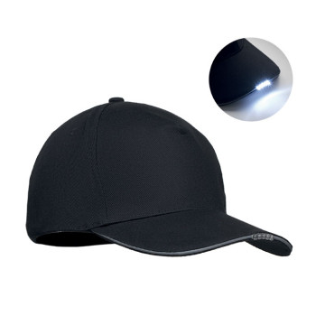Baseball kapa z vgrajeno LED lučko 220g/m² LUZCAP MO2439-03