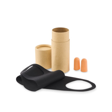 Potovalni komplet v tulcu - maska za oči in čepki za ušesa MASKSET MO2472-13