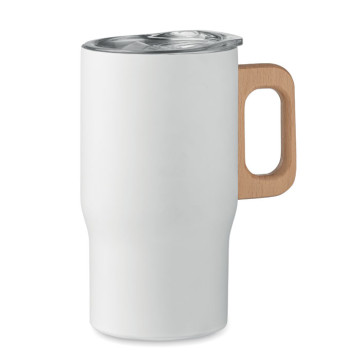 Termo pisarniška skodelica z lesenim ročajem 350ml TUMBOO MO2499-06