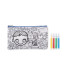 Pencil case with markers KIDDO MO2505-37