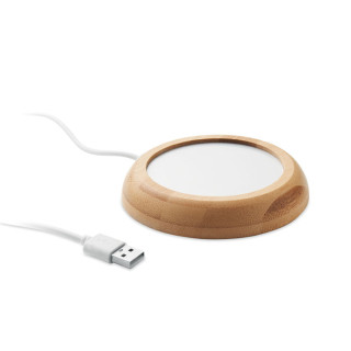 Bamboo mug warmer with USB MUGLET MO2592-40