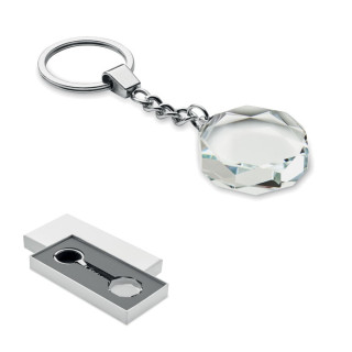 Glass round award key ring ROUNDWARD MO2657-22