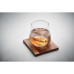 Kozarec za viski z lesenim podstavkom Whiskey DRINKS MO2661-22