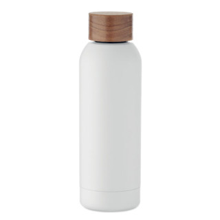 Športna kovinska steklenica z lesenim pokrovčkom 700ml GEISER MO2671-06