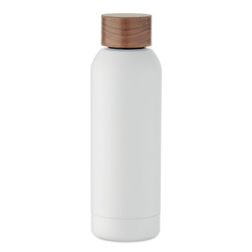 Športna kovinska steklenica z lesenim pokrovčkom 700ml GEISER MO2671-06