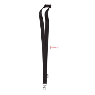 Trak za okoli vratu z varnostno sponko RPET 20 mm MO6100-03