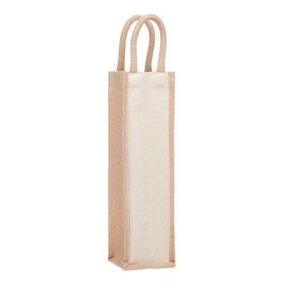 Jute wine bag for one bottle MO6258-13