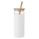 Stekleni kozarec 450ml s pokrovom iz silikonskim etuijem MO6352-06