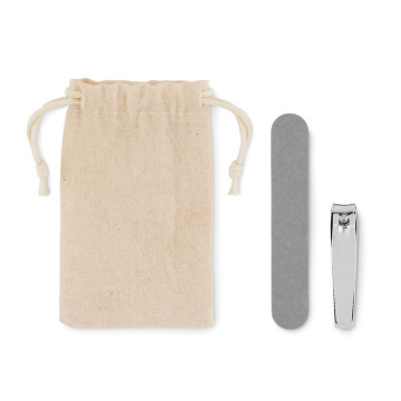 Manicure set in pouch