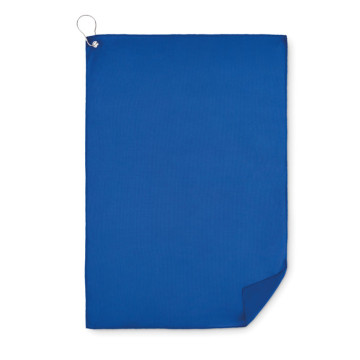 RPET golf towel with hook clip
