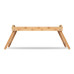 Foldable bamboo tray