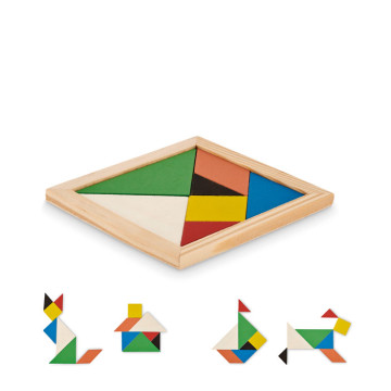 Tangram sestavljanka iz lesa MO6693-40