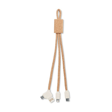 3 v 1 polnilni kabel iz plute MO6812-13