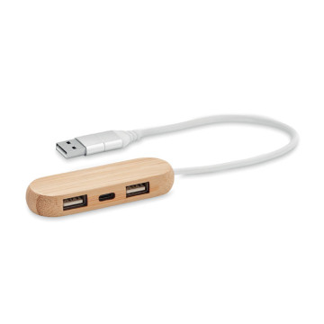 Lesen USB razdelilec z dvojnim vhodom MO6848-40